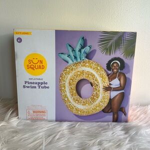 Inflatable Pineapple Swim Tube